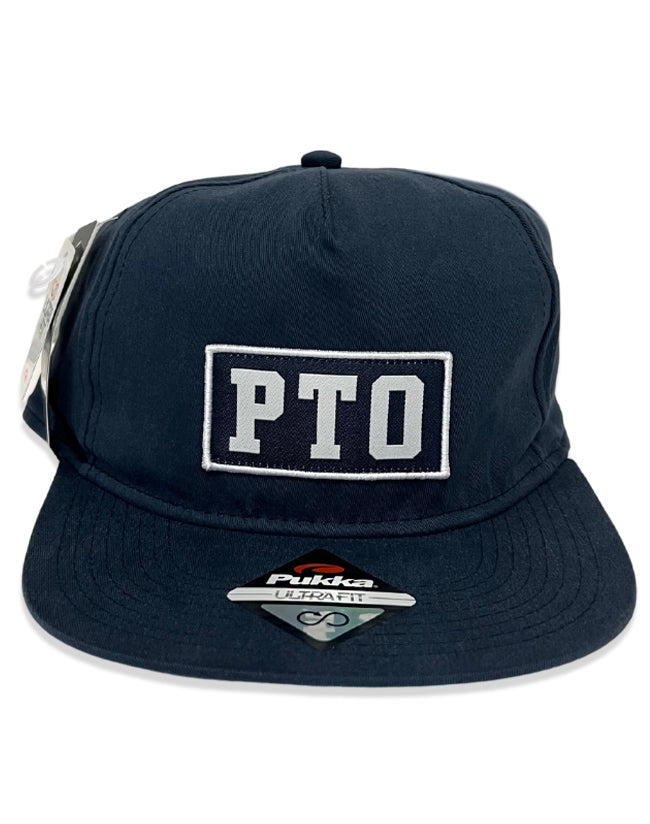 Pukka Ultra Fit "PTO" Patch Adjustable Navy Hat Happy Saturday Clothing Co.