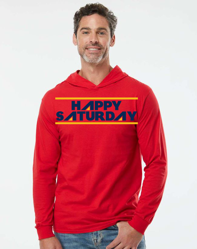 Happy Saturday Clothing Co. "Happy Saturday" Hoodie - Lawrence Edition