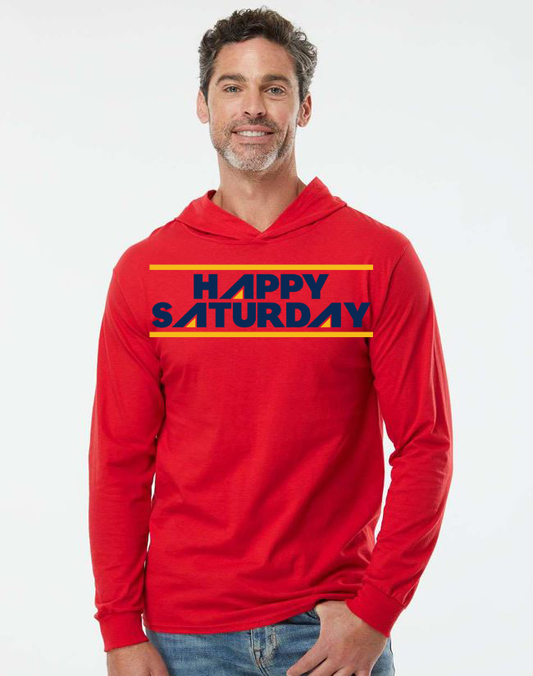 Happy Saturday Clothing Co. "Happy Saturday" Hoodie - Lawrence Edition